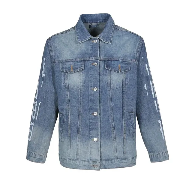 Levi's Denim Jacket Painted Sleeve