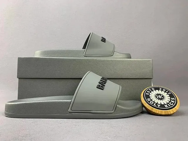 Balenciaga Slide Sandal Logo Strap