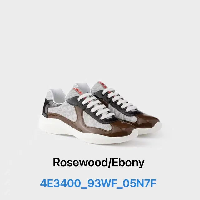 Prada Linea Rossa Sneaker Rosewood/Ebony