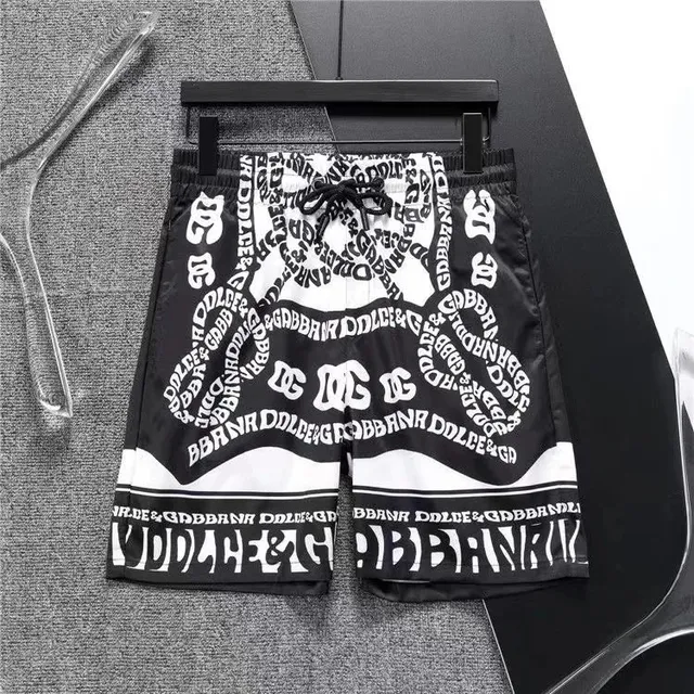 Dolce & Gabbana Logo-Print Swim Shorts All-Over DG Print