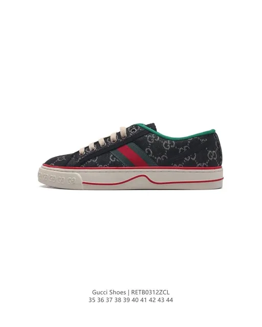 Gucci Sneaker GG Print Web Stripe