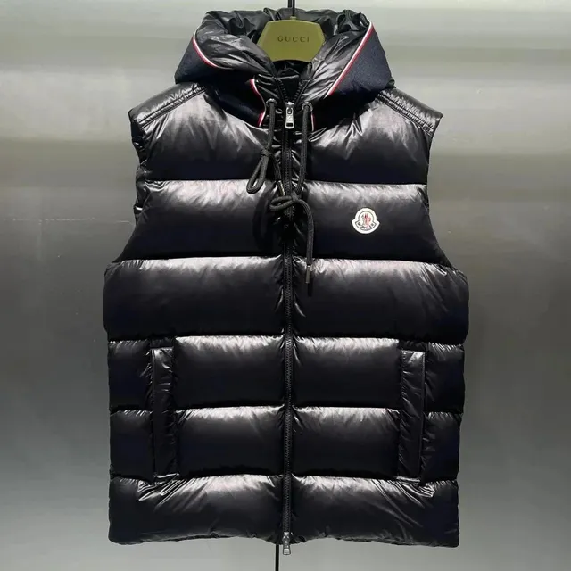 Moncler Puffer Vest Logo Patch