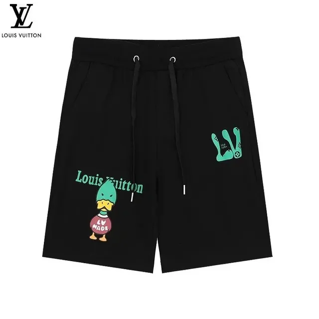 Louis Vuitton Printed Shorts Duck and LV Logo