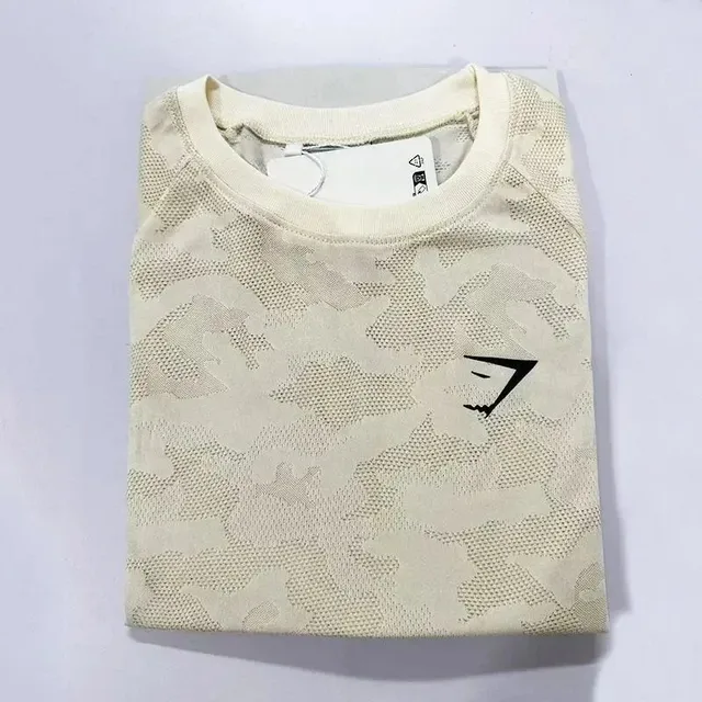 Gymshark Camo Knit Top Camouflage Print