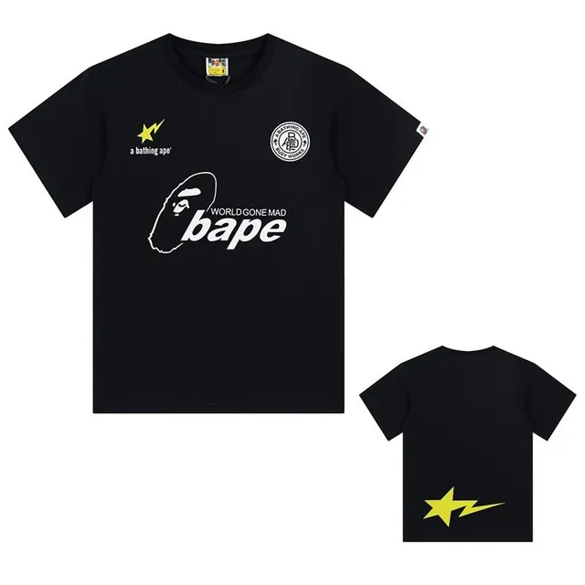 BAPE × Fragment Design Graphic T-Shirt World Gone Mad