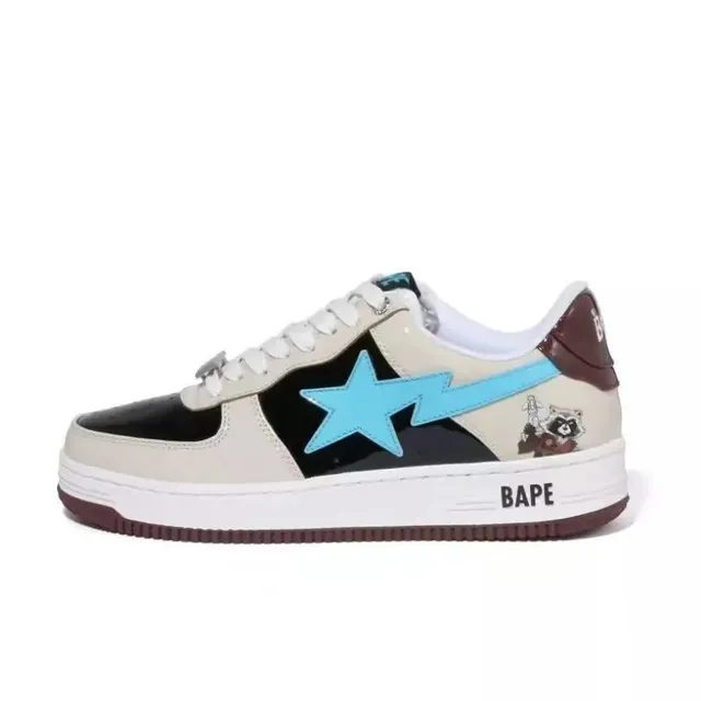 BAPE Shark Low Raccoon Print