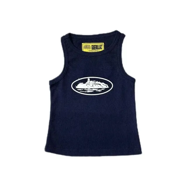 Corteiz Ribbed Tank Top Cruise Ship Logo