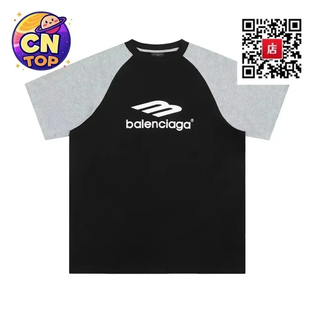 Balenciaga Raglan T-Shirt Logo Print