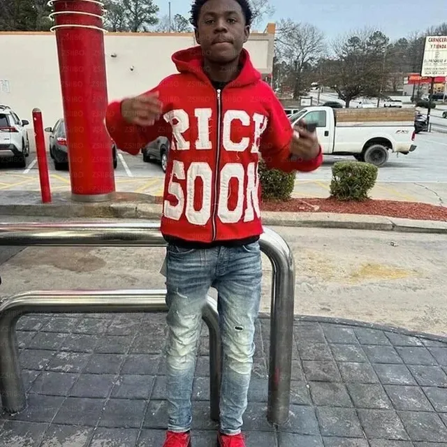 Zip-Up Hoodie RICK SOOK Graphic