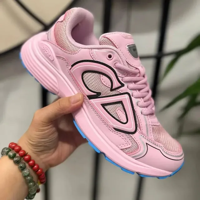 Balenciaga Triple S Pink with Blue Sole