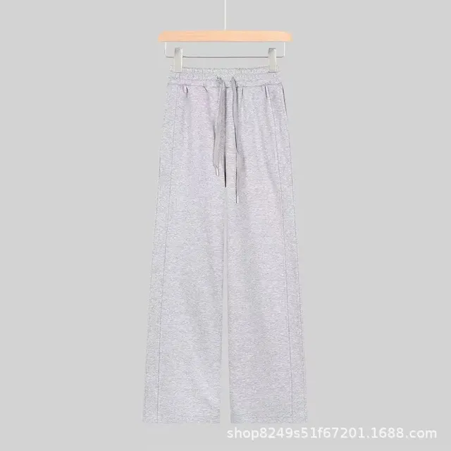 Drawstring Joggers Heather Grey