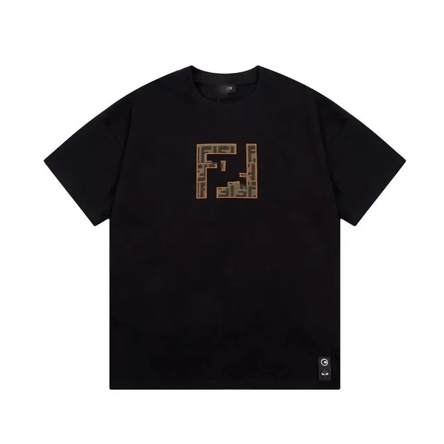 Fendi Logo T-Shirt FF Monogram Print