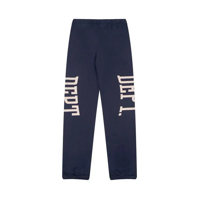 Off-White Logo Sweatpants Navy with Beige Print