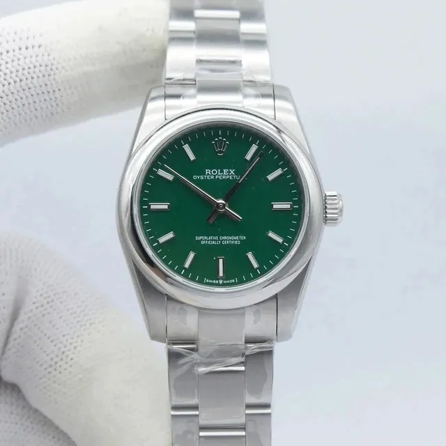 Rolex Oyster Perpetual Green Dial
