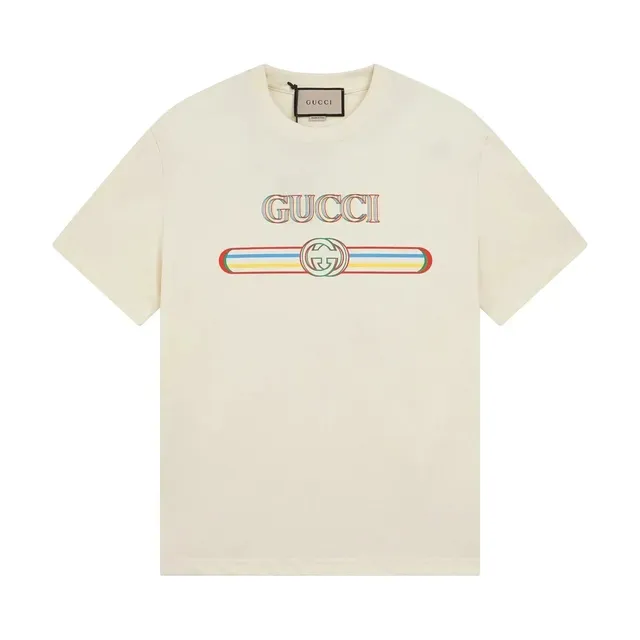 Gucci Logo T-Shirt Rainbow Web