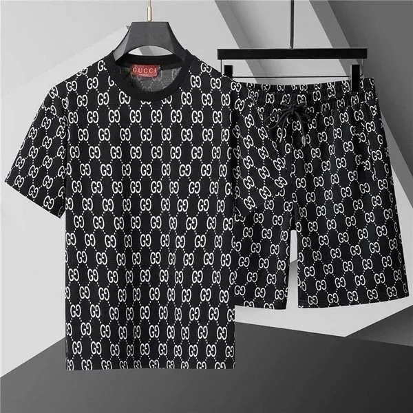Gucci T-Shirt and Shorts Set GG Monogram