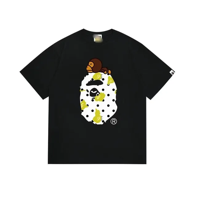 BAPE Ape Head T-Shirt Polka Dot with Monkey