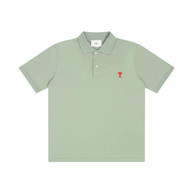 AMI Paris Polo Shirt Heart Logo