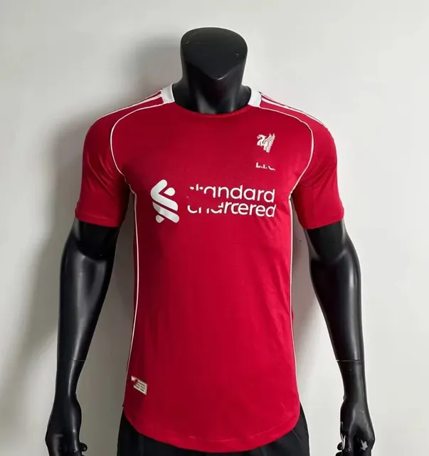 Adidas Liverpool Home Jersey Standard Chartered Sponsor