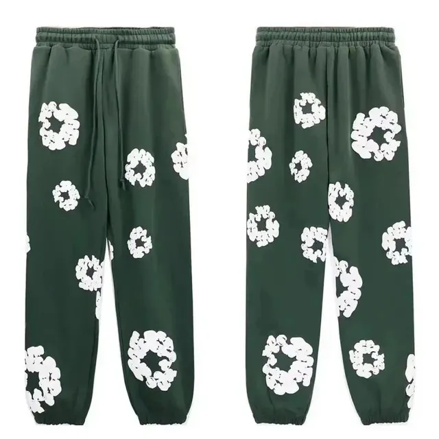 Off-White Joggers Floral Print