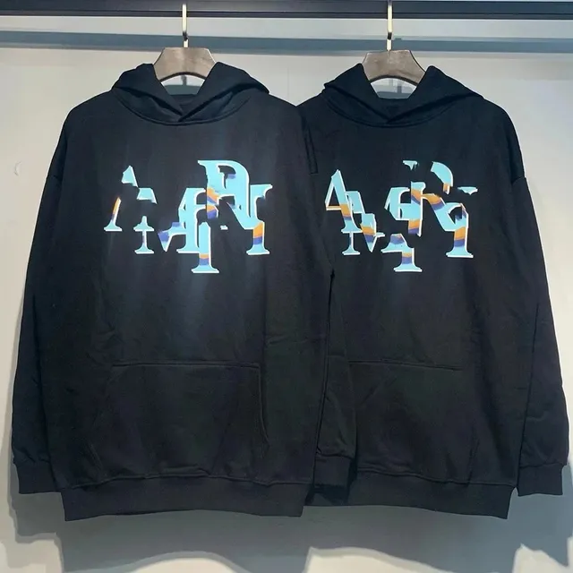 Amiri Hoodie Iridescent Logo