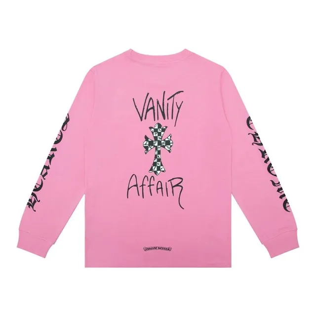 Chrome Hearts Long Sleeve Tee Vanity Affair Cross Print