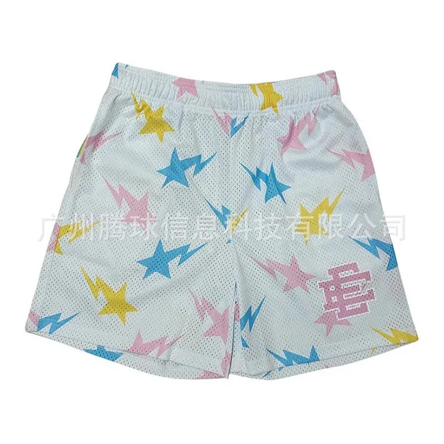 BAPE Mesh Shorts Multi-Star Print