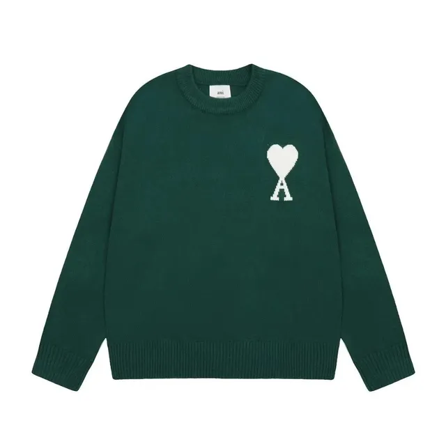 AMI Paris Knit Sweater Heart Logo