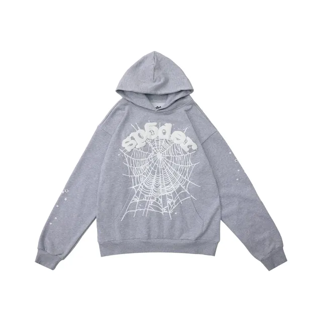 Sp5der Spider Hoodie Web Print with Stars