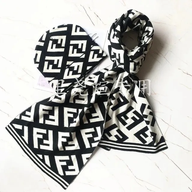 Fendi FF Logo Scarf Monogram Print