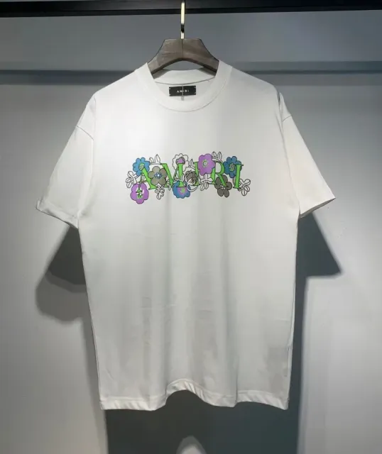 Floral Logo Tee Floral AMIRI Graphic