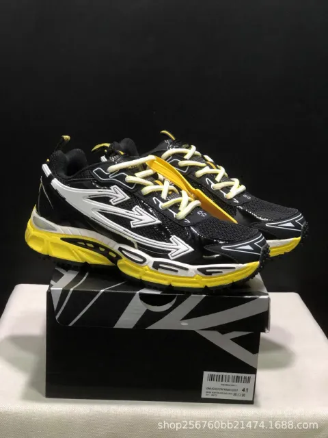 New Balance 2002R Black Yellow White