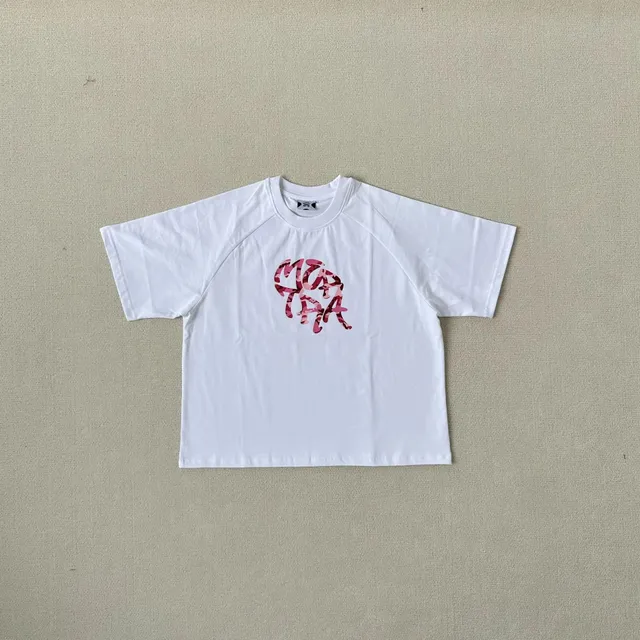 粉迷彩/白