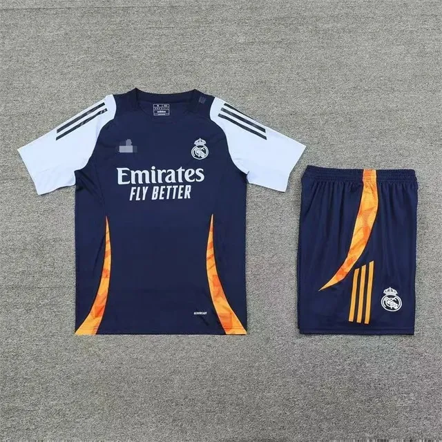 Adidas × Real Madrid Training Jersey and Shorts Set Emirates Fly Better