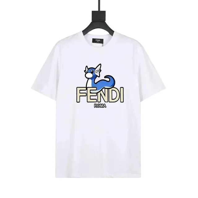 Fendi × Pokémon Graphic T-Shirt Dragonite Print