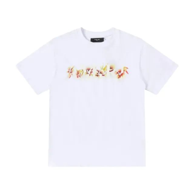 Floral Logo Tee Floral AMIRI