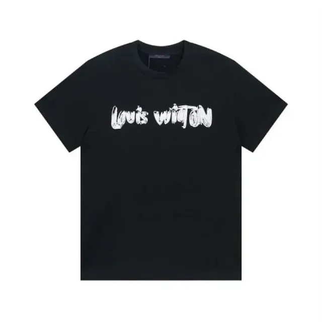 T-Shirt Louis Vuitton Graffiti Print