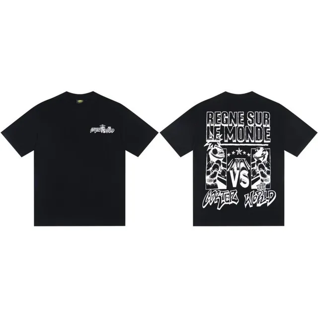 Corteiz Graphic T-Shirt Regne Sur Le Monde Print