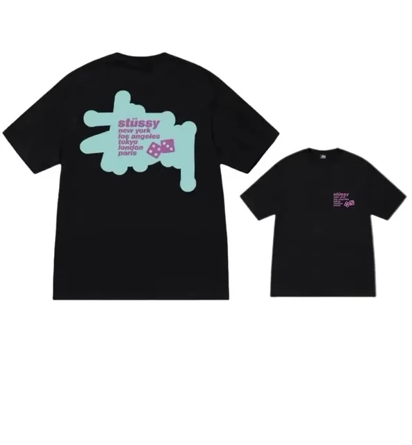 Stüssy Graphic Tee World Cities Print