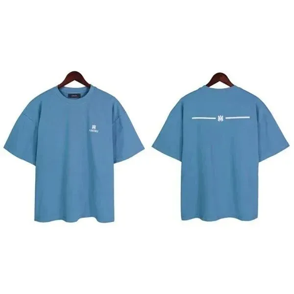 Amiri Logo T-Shirt Light Blue