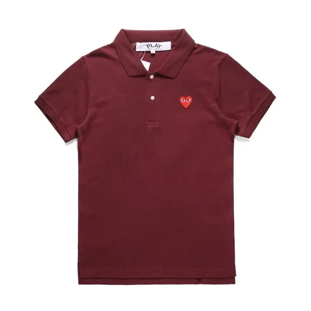 Comme des Garçons Polo Shirt Heart Logo