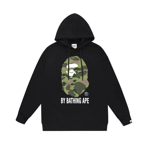 BAPE Shark Hoodie Camo Ape Head