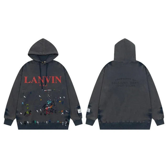 Lanvin Paint Splatter Hoodie Gallery Dept. Collaboration