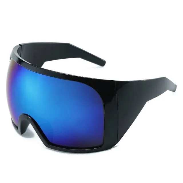 Ray-Ban Aviator Shield Blue Mirror Lens