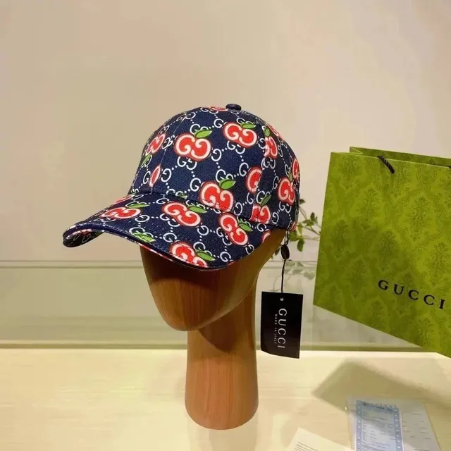 Gucci Baseball Cap Cherry GG Print