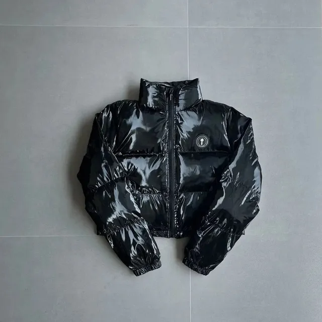 Broken Planet Puffer Jacket Glossy Black