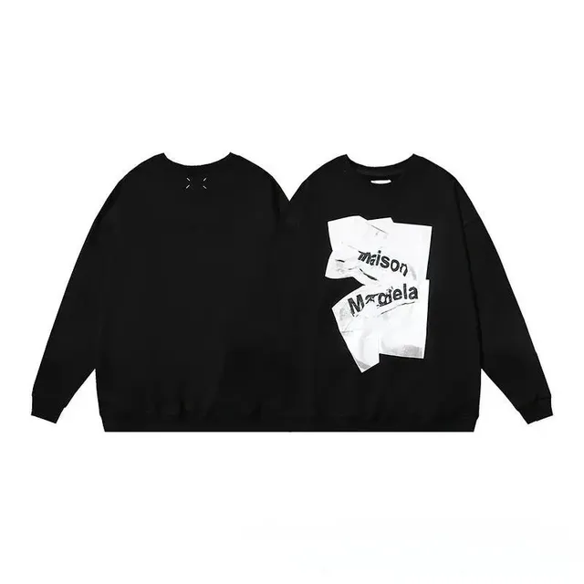 Maison Margiela Crewneck Sweatshirt Torn Logo Print