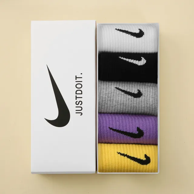 Nike Socks 5-Pack with Swoosh Logo