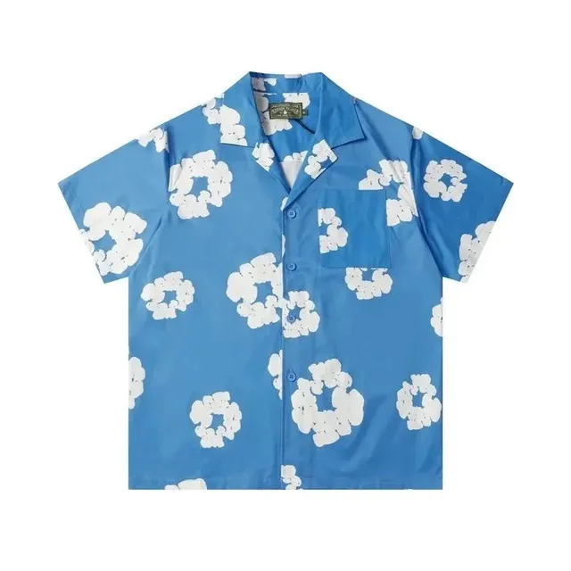 Denim Tears Shark Shirt Cloud Print