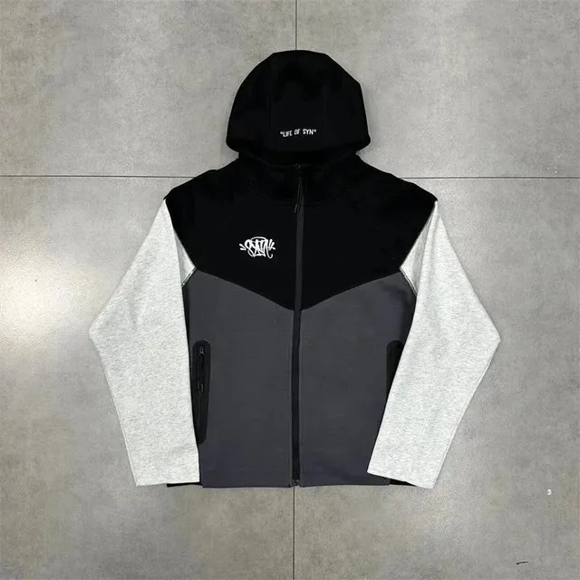 Corteiz Zip-Up Hoodie Color-Block